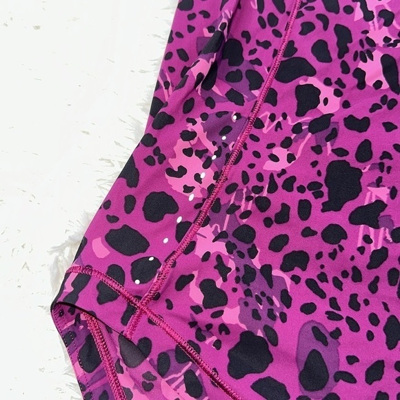Lululemon Sculpt Tank Top Cheetah Camo Magenta Purple Multi / Magenta Purple - Picture 2 of 4